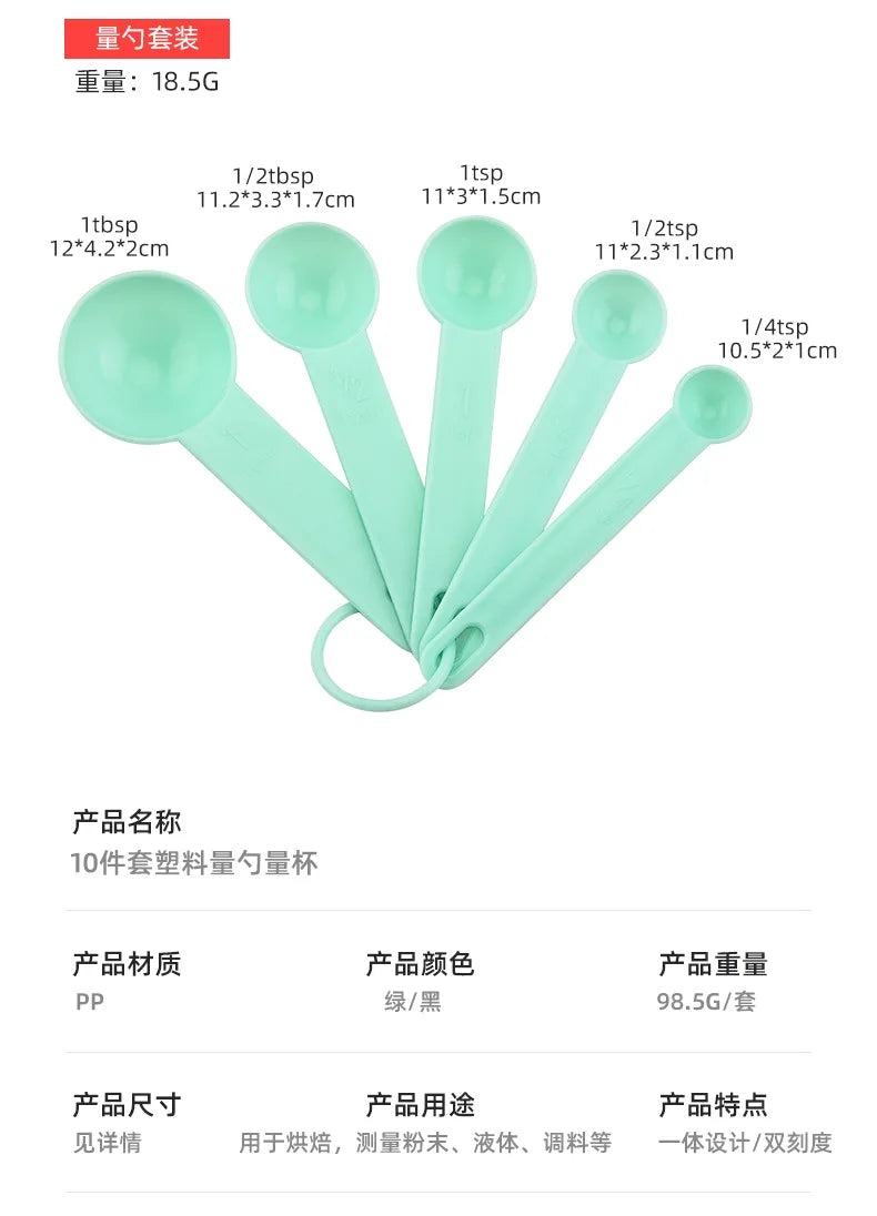 Kitchen Measuring Spoons Set Easy to Clean Eco-Friendly - Smarsty