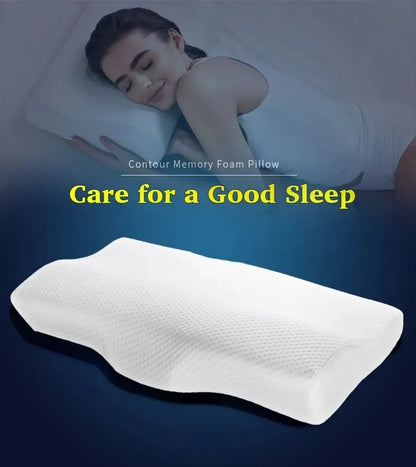 Memory Foam Orthopedic Neck Pillow for Pain Relief - Smarsty
