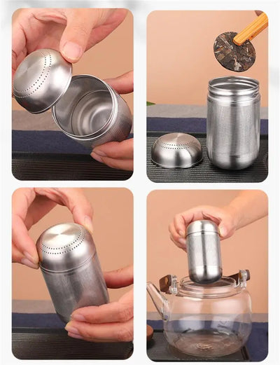 Tea Strainer Stainless Steel Tea Infuser Tea Leaves Spice Seasoning Ball Strainer Teapot Fine Mesh Coffee Filter Teaware - Smarsty