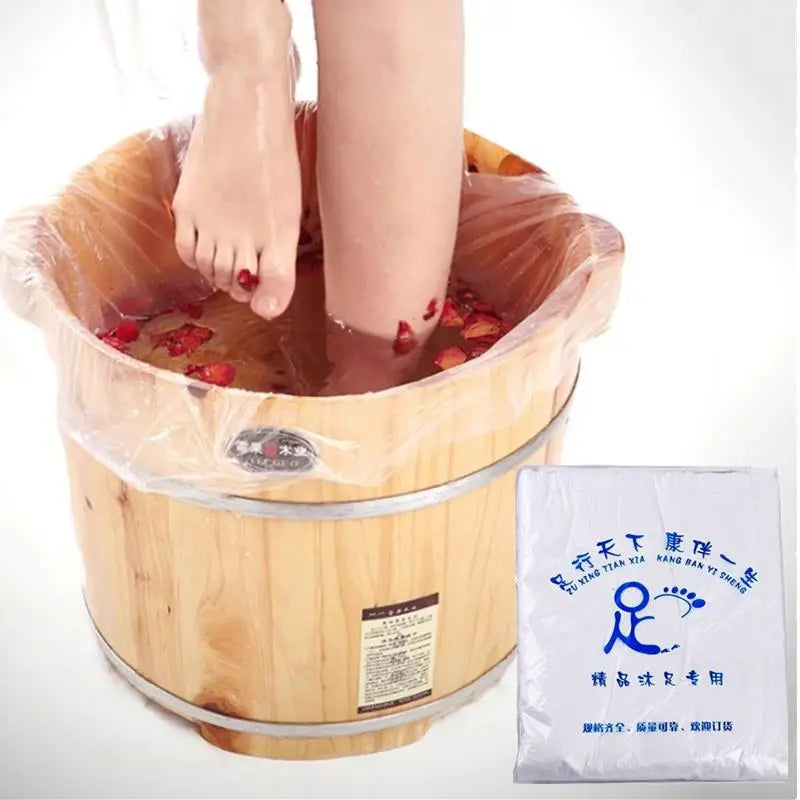 90 Pieces Disposable Foot Tub Liners for Easy Spa Treatment - Smarsty