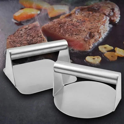 1pc Stainless Steel Hamburg Meat Press Hamburger Press Kitchen Gadgets Meat Pie Make Kitchen Accessories Cooking Accessories by Smarsty