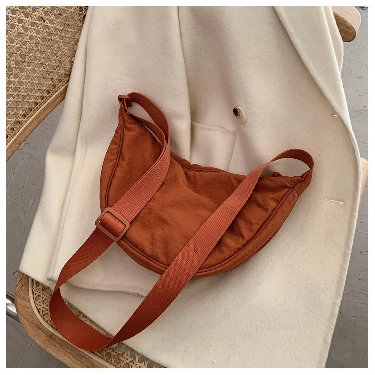 Casual Nylon Crossbody Bag for Women Large Capacity - Smarsty
