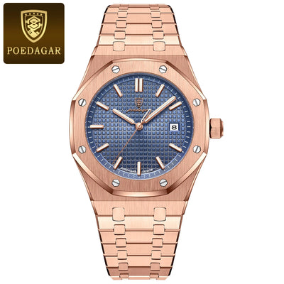 Luxury Waterproof Quartz Wristwatch for Men - Smarsty