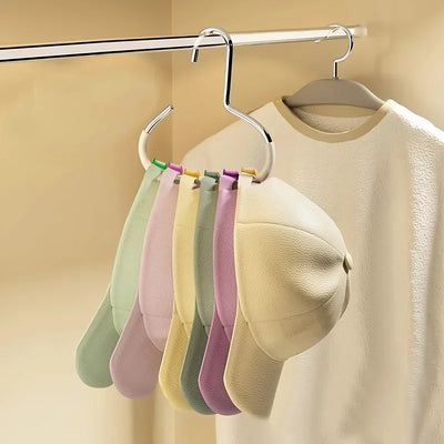 1/2/5pcsVersatile Manganese Steel Round Hook - Perfect for Hats, Ties, Scarves & Bags, Strong Load-Bearing, Non-Deformable - Smarsty