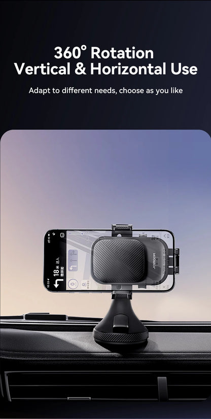 Universal Car Phone Mount With Strong Suction 360 Rotation - Smarsty