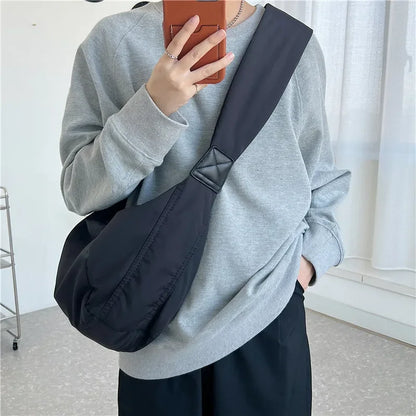 Nylon Womens Large Capacity Shoulder Bag Crossbody - Smarsty