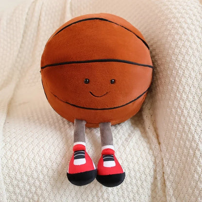 cm football doll, basketball plush toy, creative football doll, pillow, pet ball, dog and cat interactive toy - Smarsty