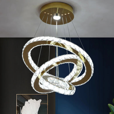 French luxury crystal chandeliers Hall living room Led ceiling lamp pendant ceiling light Room Kitchen Dining table decoration ﻿ - Smarsty