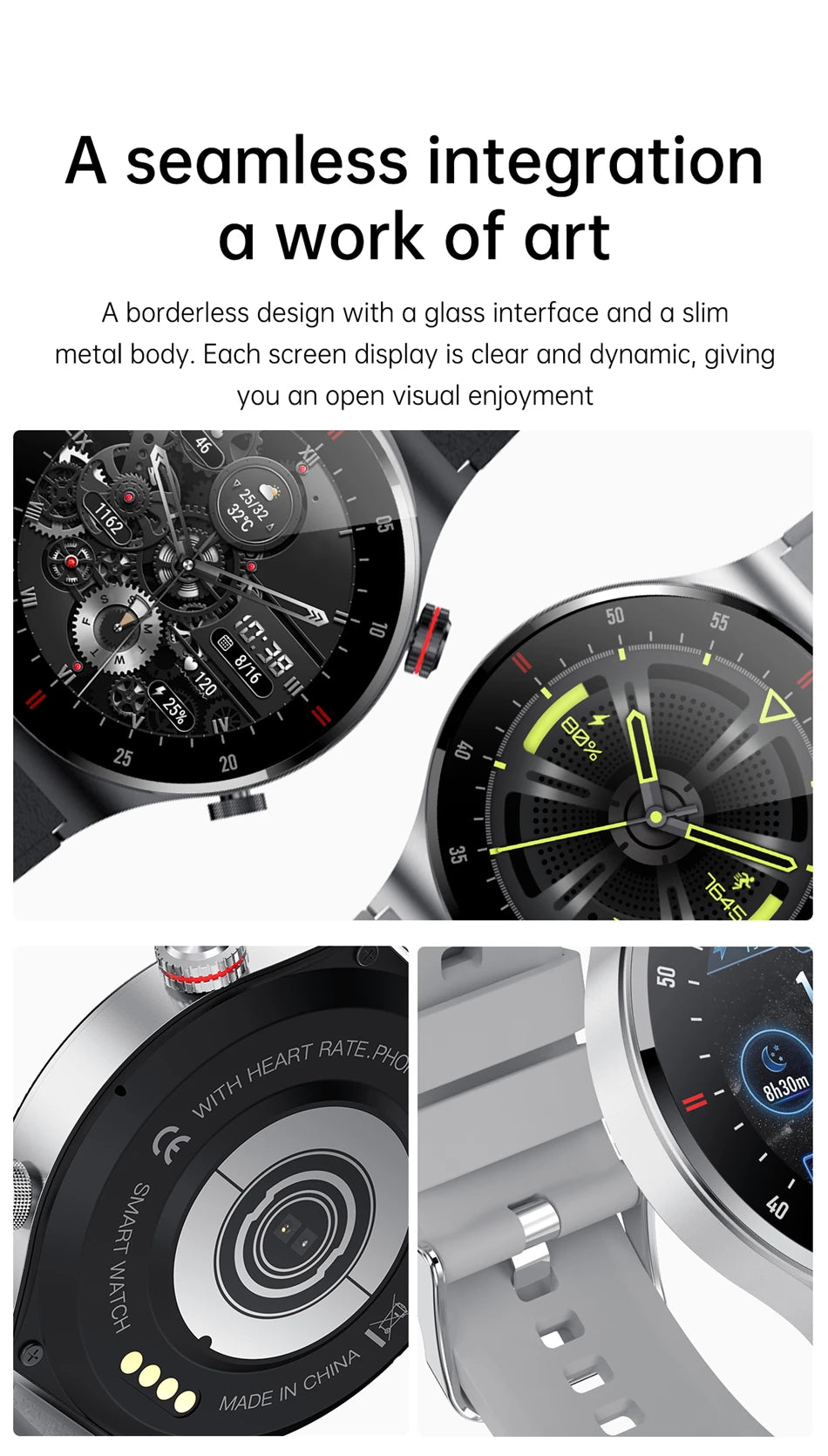 LIGE Bluetooth Smart Watch with ECG PPG Tracking - Smarsty