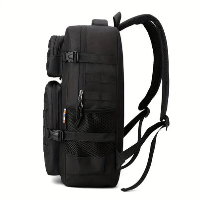 Tactical Backpacks Men's Camouflage Backpack, Hiking And Camping Backpack, LargeCapacity Multi-layer Outdoor Sports Backpack - Smarsty