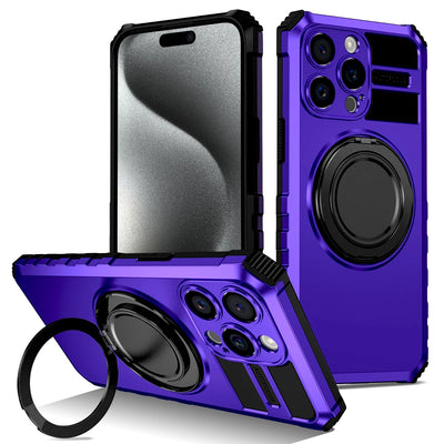 Luxury Shockproof Armor Magnetic Case For iPhone 17 16 15 14 13 12 11 Pro Max 16Pro 15Pro for Magsafe Wireless Charge Cover