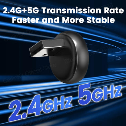 Mini Ultra 3 CarlinKit 5.0 Wireless Adapter Wireless CarPlay Android Auto For OEM Car Plug & Play WiFi Bluetooth Auto Connection