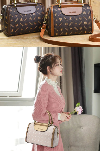 Soft Leather Women Crossbody Bag Large Capacity Versatile - Smarsty