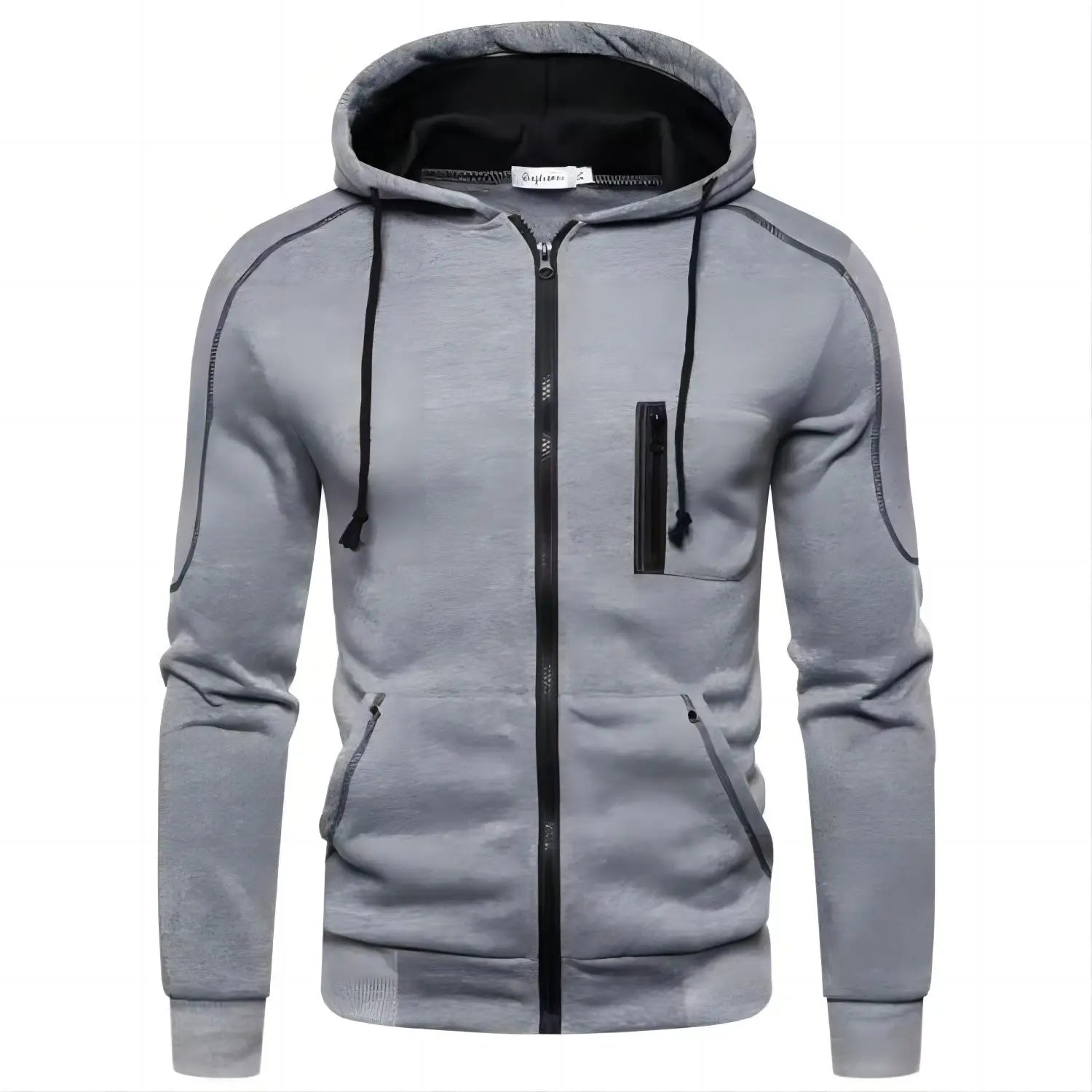 2024 New Men's Hoodie Jacket Streetwear Long Sleeve Sweatshirts Zipper Hooded Pullover Male Sportswear Men Clothing Streetwear - Smarsty
