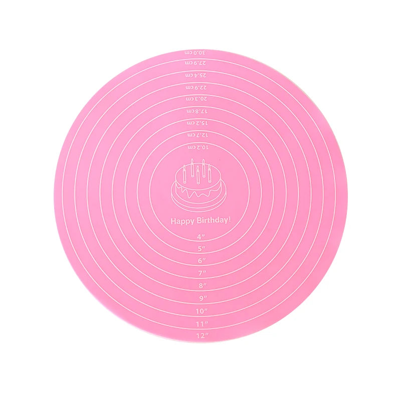 FAIS DU Non-Stick Cake Turntable with Silicone Mat - Smarsty