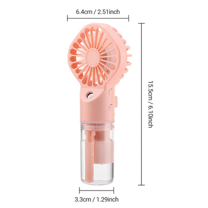 Portable Mini Handheld Humidifier Fan with Mist - Smarsty