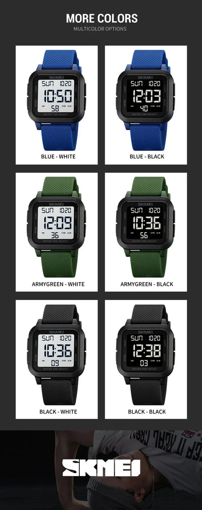 Skmei 1894 Military Waterproof Digital Watch for Men - Smarsty