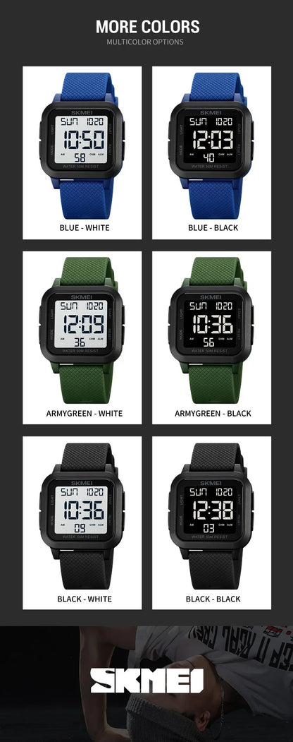 Skmei 1894 Military Waterproof Digital Watch for Men - Smarsty
