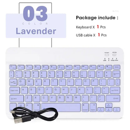 Compact Bluetooth Wireless Keyboard And Mouse For Tablet