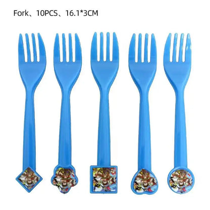 One Piece Birthday Party Disposable Tableware Set - Smarsty