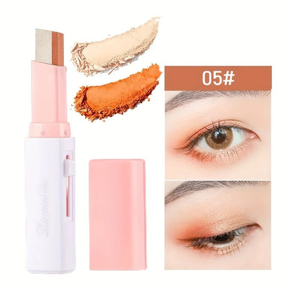 2 In 1 Waterproof Highlighter Eyeshadow Stick with Glitter - Smarsty