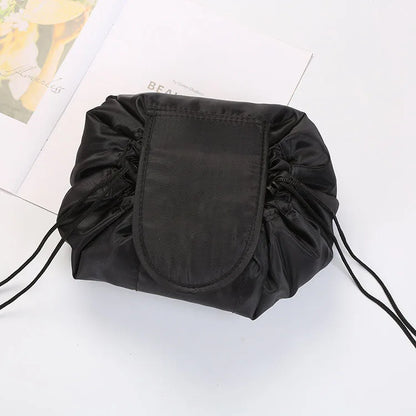Women Drawstring Cosmetic Bag Travel Storage Makeup Bag Organizer Female Make Up Pouch Portable Waterproof Toiletry Beauty Case - Smarsty