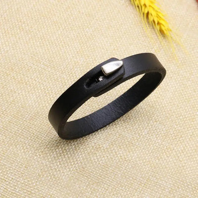 Vintage Genuine Leather Wrap Bracelet Durable Punk Wristband - Smarsty