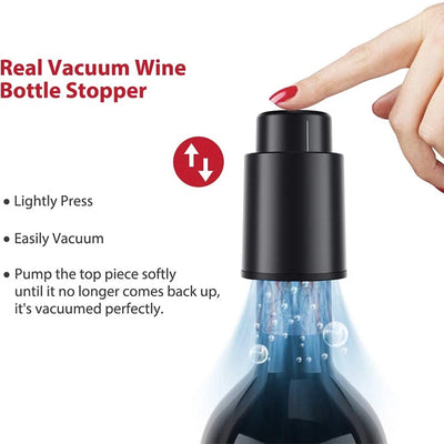 FLYMUYU Vacuum Wine Stopper for Freshness Preservation - Smarsty