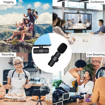 Wireless Lavalier Microphone for iPhone and Android - Smarsty