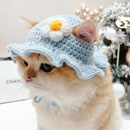 Cute Knitted Cat Hat for Warmth and Fun - Smarsty