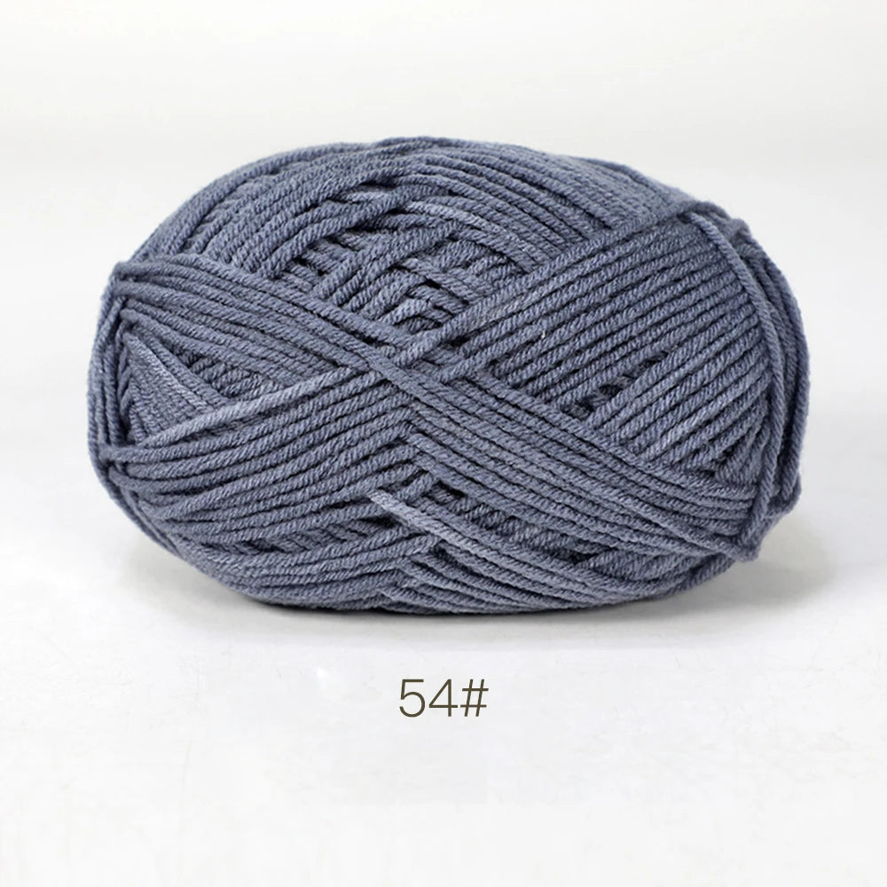 Soft Milk Cotton Yarn for Hand Knitting Projects - Smarsty