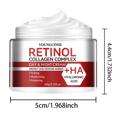 Retinol Collagen Facial Care Moisturizing Cream Deep Hydration  Suitable for dry Aging Face Cream Moisturizing Skin Repair - Smarsty
