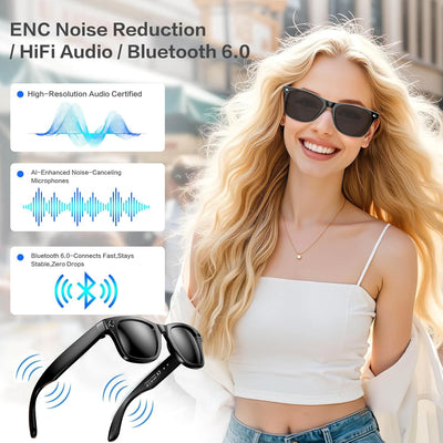 New 800W Camera AI Glasses Men Color-Changing Smart Translation Glasses Photo Video Recording Waterproof Call Smart Sunglasses - Smarsty