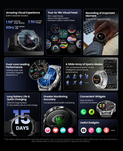 Haylou Solar 5 Smartwatch with Voice Calling and AMOLED Display - Smarsty