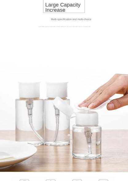 Refillable Pump Dispenser Bottle for Nail Polish - Smarsty