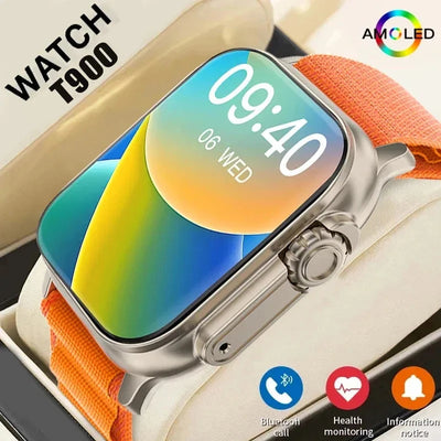 LAXASFIT T900 Ultra Smartwatch with Heart Rate Monitor - Smarsty