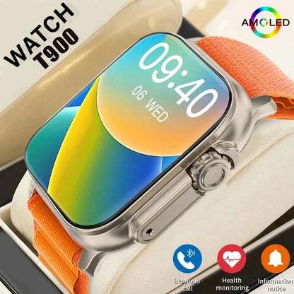 LAXASFIT T900 Ultra Smartwatch with Heart Rate Monitor - Smarsty