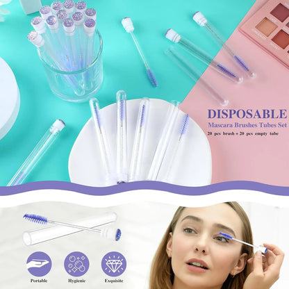 Reusable Eyelash Mascara Wands with Container for Easy Application - Smarsty