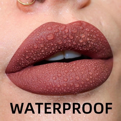Matte Velvet Waterproof Lip Gloss With Hydrating Formula - Smarsty