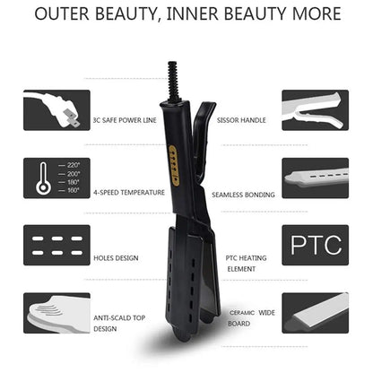 Dual Use Hair Straightener and Curler with Constant Temperature - Smarsty