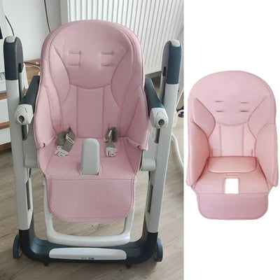 Baby Stroller Leather Cushion Baby Dining Chair Leather Cover PU Composite Sponge Cushion Baby Cover Chair Seat Case Accessories by Smarsty