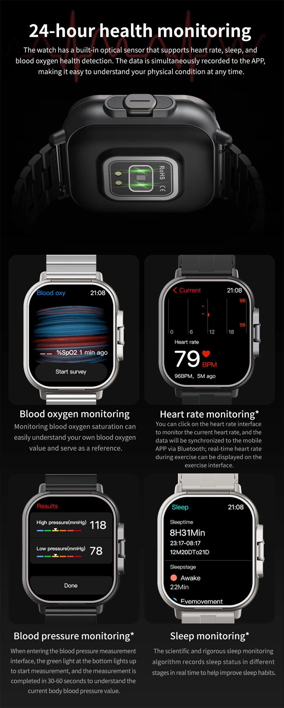 2024 Smart Watch With Earphones And GPS Tracking - Smarsty