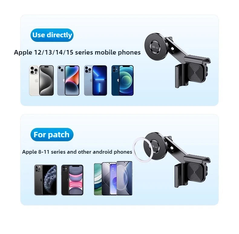 Magnetic Car Phone Holder 360 Degree Rotation Mount - Smarsty