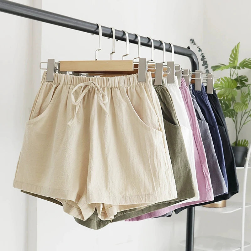 Summer Shorts For Women Casual High Waist Teens Girl Trouser All-match Breathable Running Beach Short Sweatpants Clothing - Smarsty