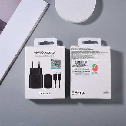 45W USB C PD Fast Charger With Included Cable Smartphones - Smarsty