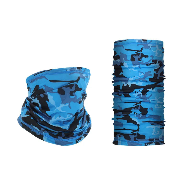 Outdoor Sport Bandana Military Tube Scarf Fishing Cycling Tactical Hiking Face Cover Neck Gaiter Half Mask Headband Men Women