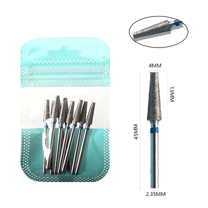 10 Piece Diamond Nail Drill Bit Set for Perfect Manicures - Smarsty