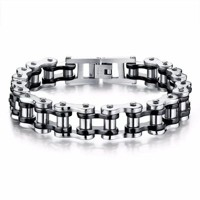Stainless Steel Biker Chain Bracelet for Men Durable Fashion Jewelry - Smarsty