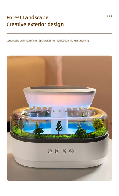Colorful Ultrasonic Aroma Humidifier With Essential Oil Diffuser - Smarsty