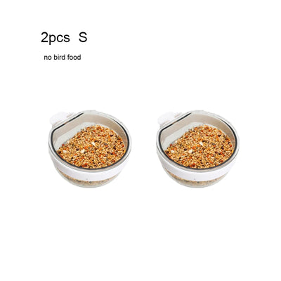 Detachable Plastic Bird Feeding Bowl with Convenient Hanging Design - Smarsty